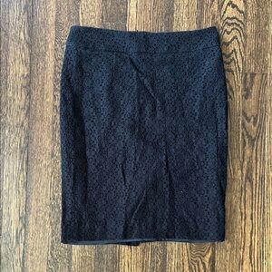 3/$15 Banana Republic Black Lace Pencil Skirt